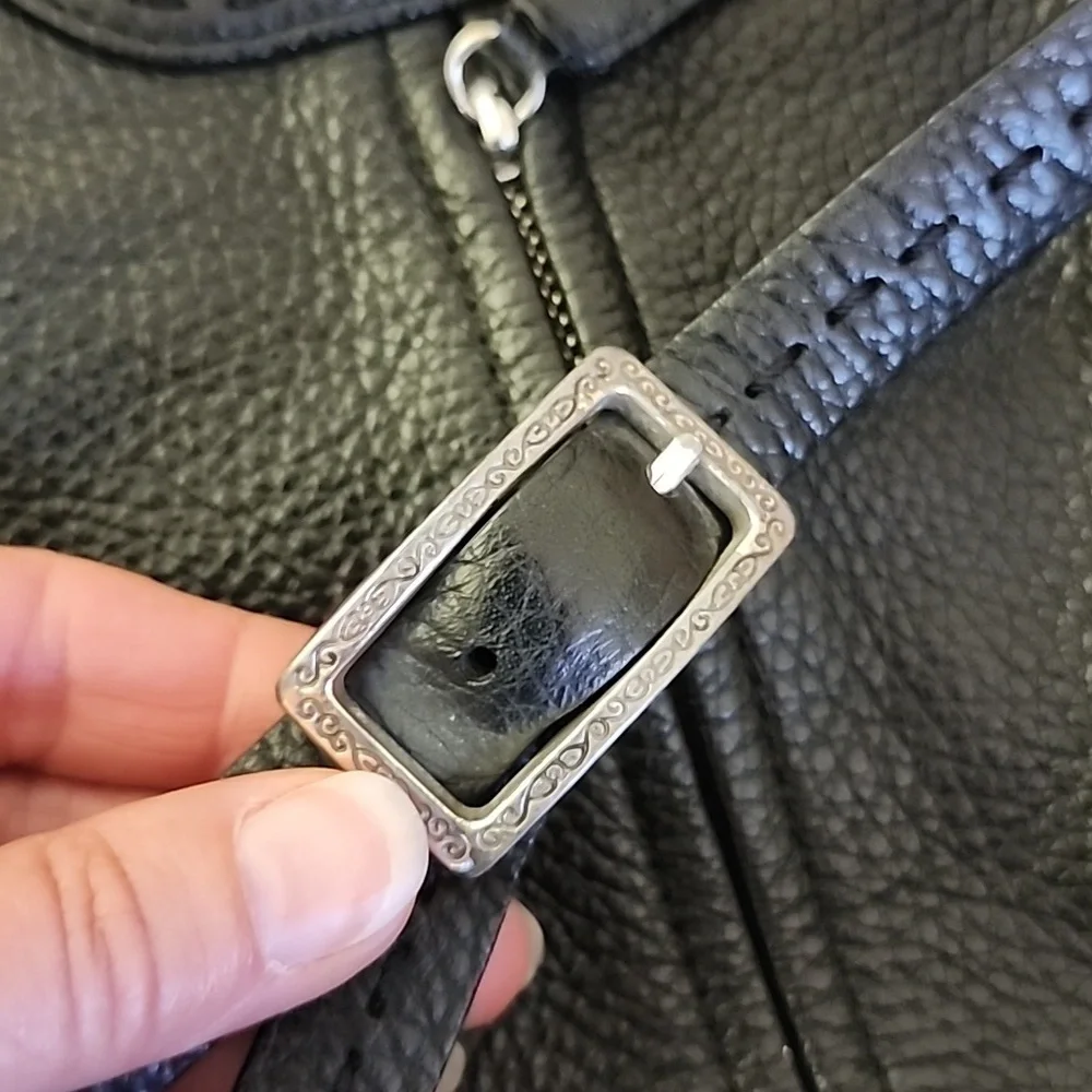 Brighton Leather Backback purse Black